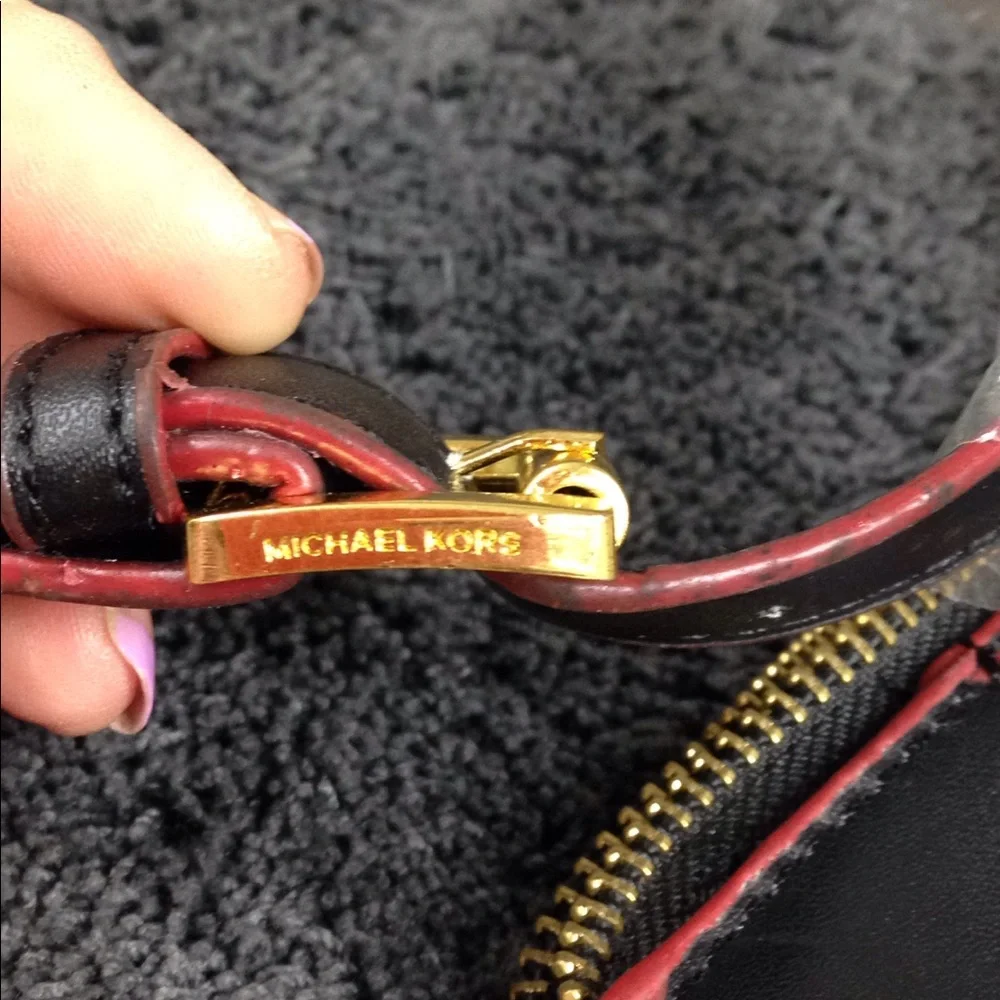 NWOT‎ Michael Kors black cloth purse